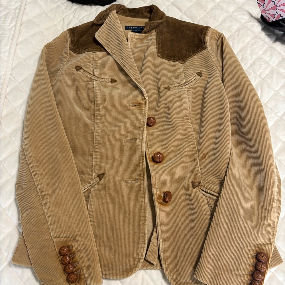 Ralph Lauren Brown Corduroy Blazer